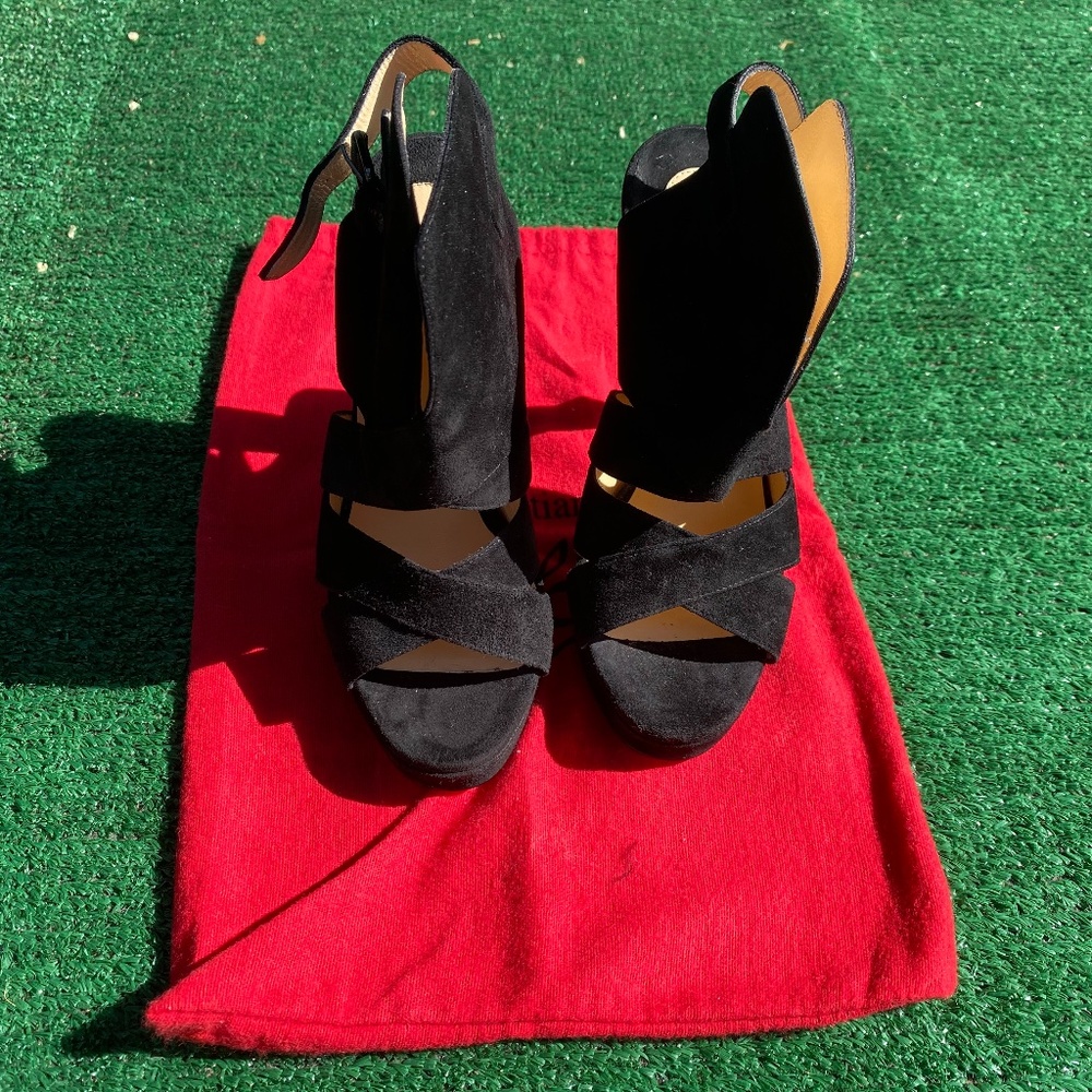 Christian Louboutin Black Platform Women's size 36